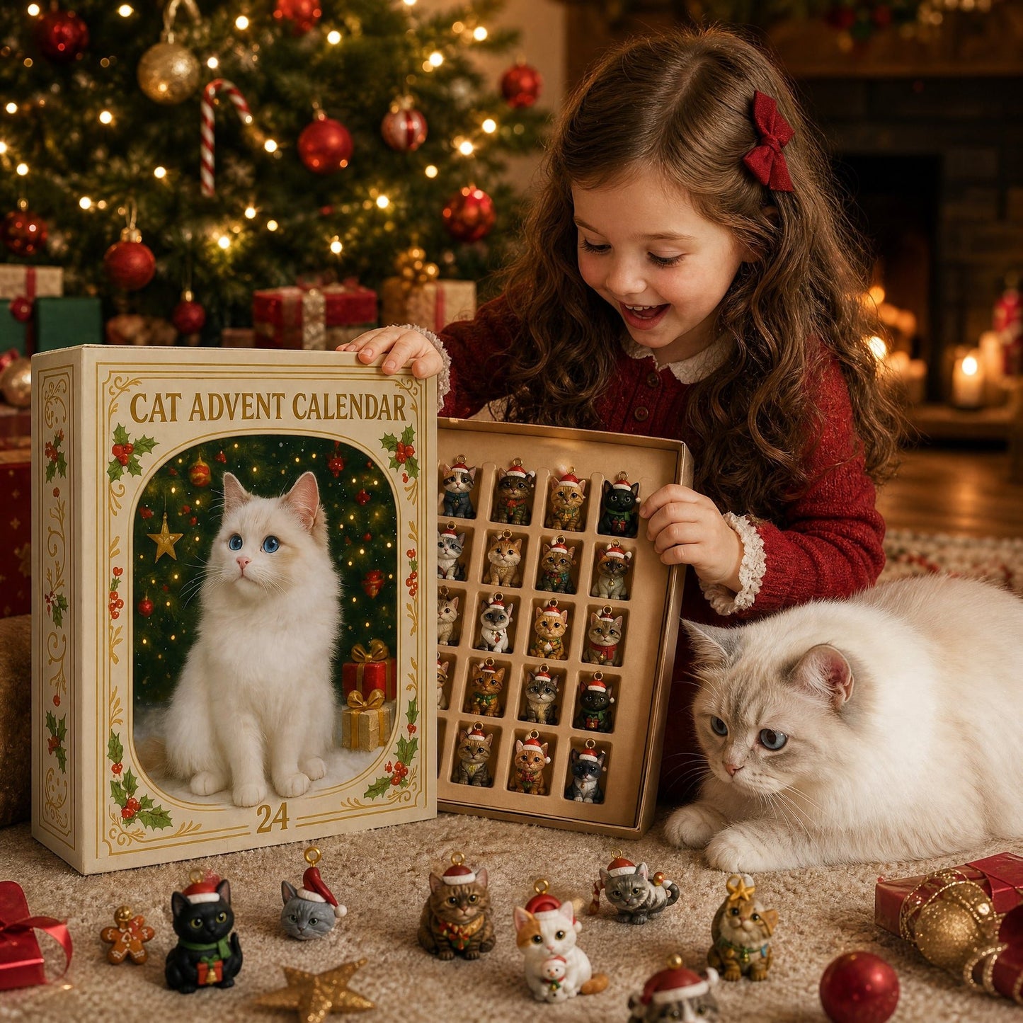 🎄💥Advent Calendar 2026 Cat Advent Calendar - Giftfor Adults Friends CatOwners and Lovers Christmas Holiday Countdown Gift