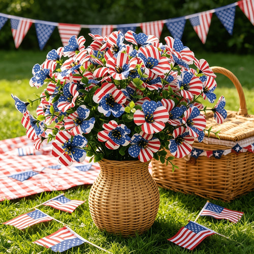 🔥🇺🇸 July 4th Sale 60% OFF Patriotic Artificial Blooms💐
