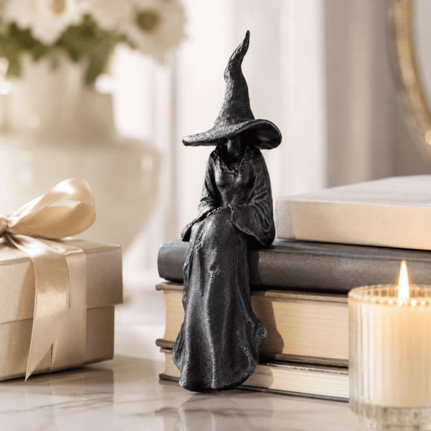 🔥Last Day 50% OFF 🧙‍♀️Mysterious Perched Bookshelf Figurine