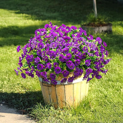 💥Upgraded high-end material🌸UV-resistant and non-fading morning glory