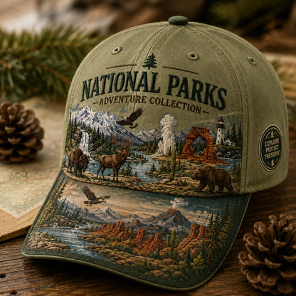 🇺🇸 Last Day Promo: 49% OFF - 🏞️National Park Adventure  Cap