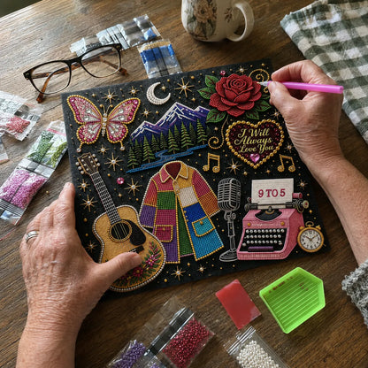💥 LAST DAY 49% OFF – 🎤 Premium 3D Pearl Dolly Country Music Tribute Art Kit | Luxury Flocked Canvas with Scratch-Resistant Non-Fading Acrylic Resin Pearls & Faceted Drills DIY Keepsake Decor 💎✨