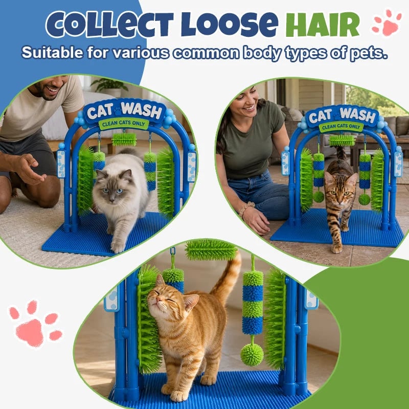 🐱 Self‑Grooming Cat Wash Station