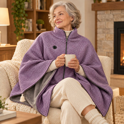 ❄️ LAST CHANCE 50% OFF - Heated Wearable Blanket – Stay Warm at Your Desk Without Bulky Layers 🔥