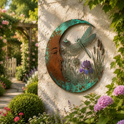 🏆Limited Time Sale 49% OFF 🌜️🐝Crescent Moon Bee Wall Decor