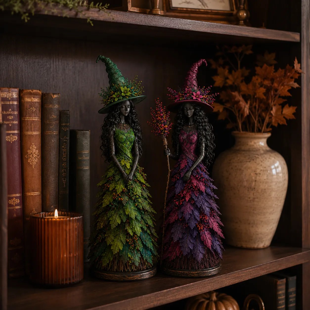 💥LAST DAY 50% OFF - 🧙 Enchanted Autumn Witch Figurine (📦Buy 2 Free Shipping)