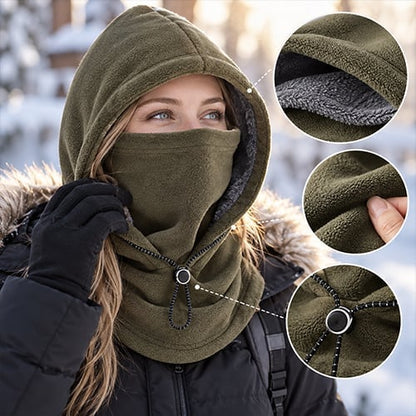 🔥Fleece Double Layer Integrated Mask Hat