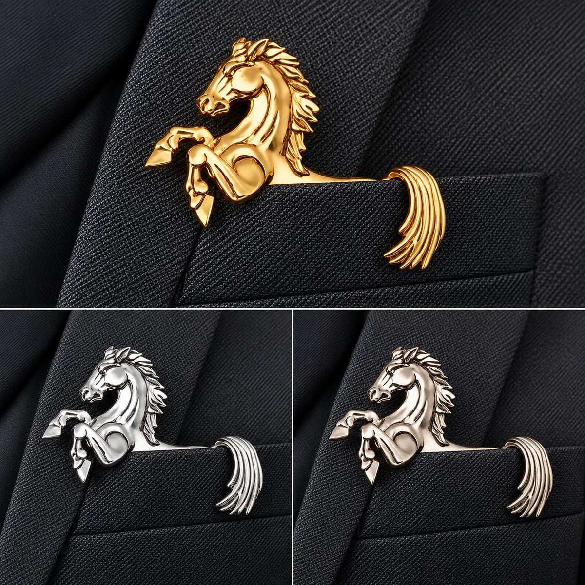 🌟 Luxury Sculpted Animal Brooch – Premium Statement Piece for Suits & Blazers