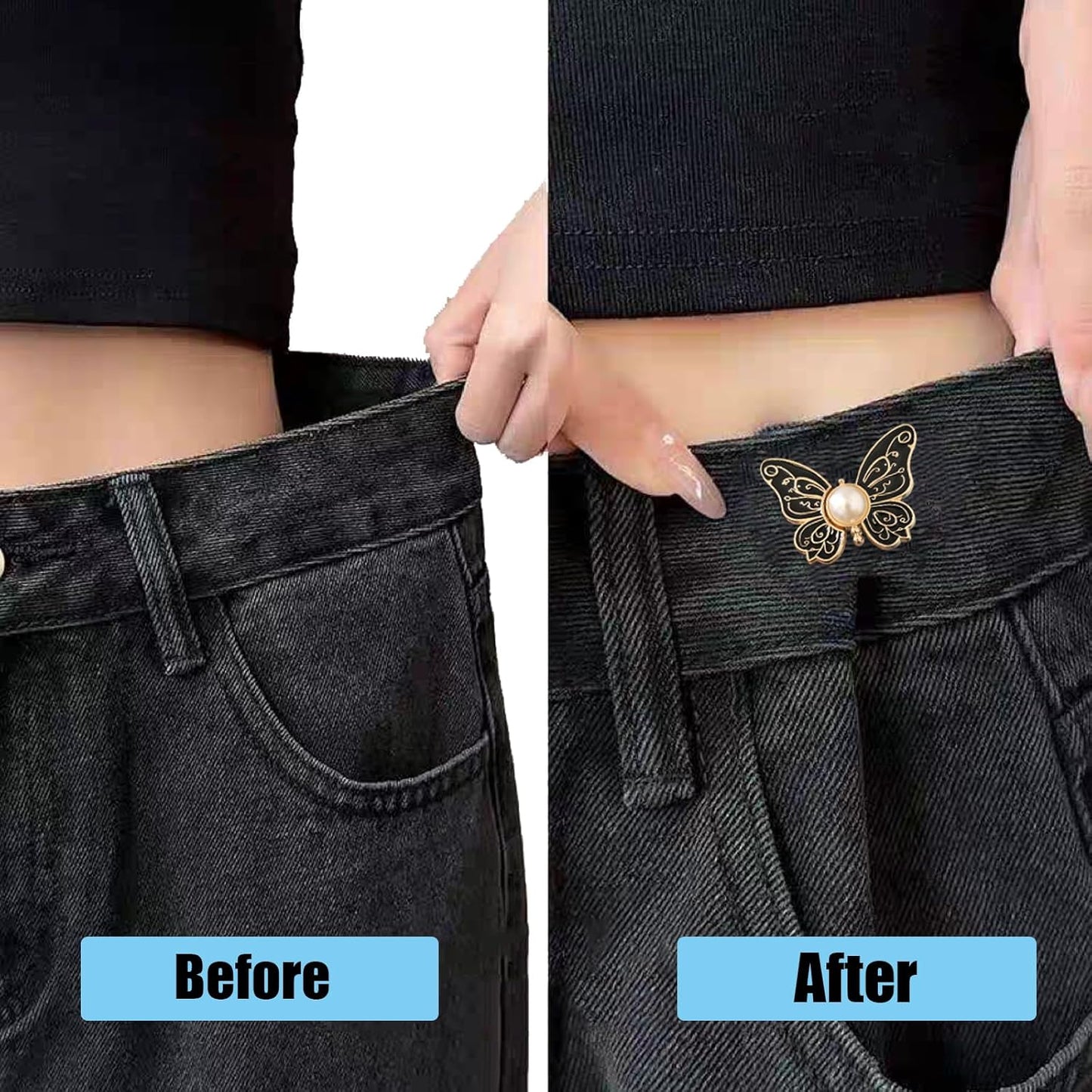8-Pack Detachable Butterfly Clips🦋