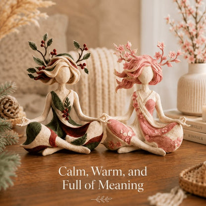🔥Last Day 50% OFF - 🌿 Four Seasons Nature Goddess Meditation Figurine