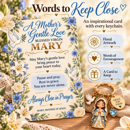 🔥LAST DAY 50% OFF-Emotional Support Jesus Keychain | Always With You Gift Set with Message Card