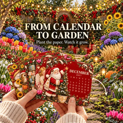🎄🗓️ Christmas Limited-Edition-49% OFF — 🪴✨ 2027 Eco-Friendly Plantable "Eternal" Seed Calendar