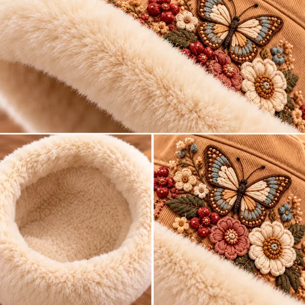 🌸 Women’s Cozy Plush-Lined Winter Bucket Hat – Floral & Animal Designs (📦Buy 3 Free Shipping)