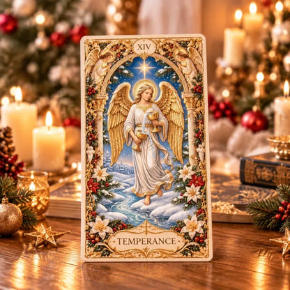 🔥LAST DAY 70% OFF✨The Holy Night Tarot – Christmas Sacred Edition 🎄