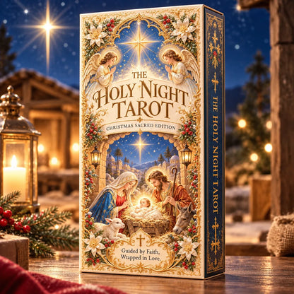 🔥LAST DAY 70% OFF✨The Holy Night Tarot – Christmas Sacred Edition 🎄