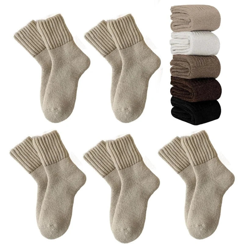 Wool-Blend Thermal Crew Socks