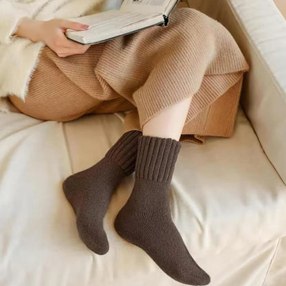 Wool-Blend Thermal Crew Socks