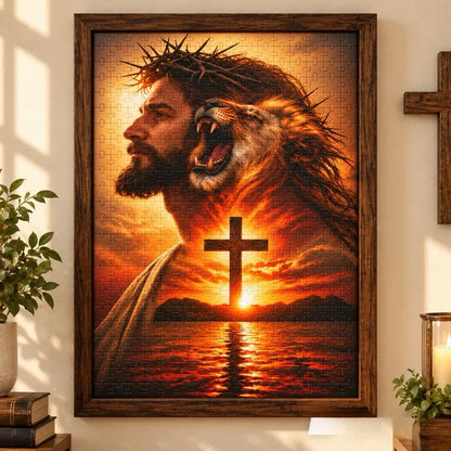 👑✝️ He Reigns — DIY Christian Jigsaw Puzzle