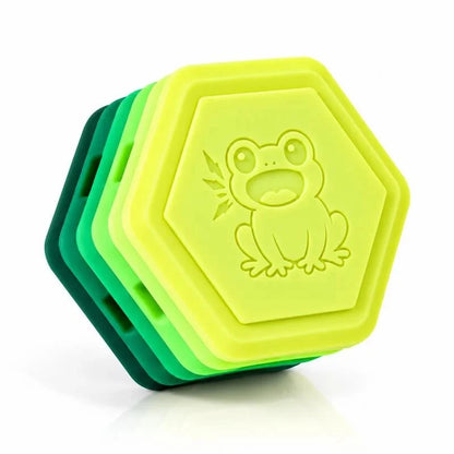 🐸Food-Grade Silicone Clicky Frog Sensory Squeeze Toy – Portable Multi-Layer Fidget Fun