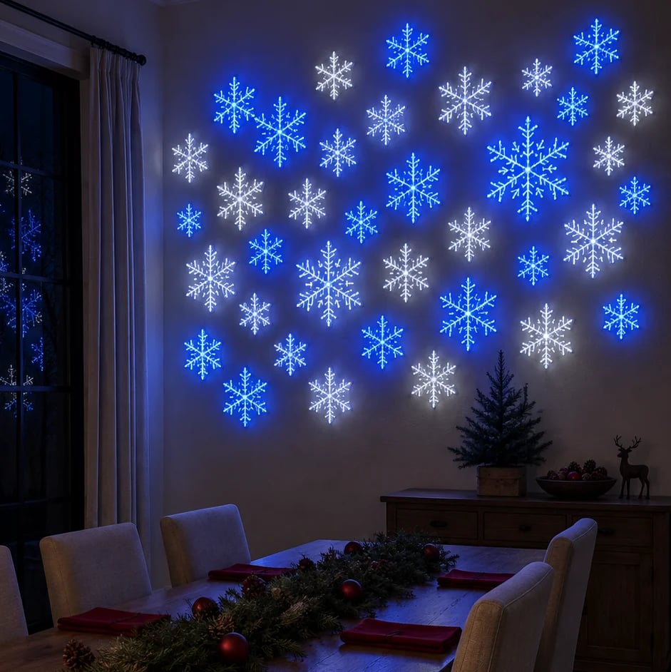 ❄️LightFlake™ LED Snowflake Wall Set