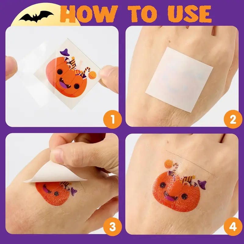 🎃Halloween Tattoo Mega Pack: 300+ Glowing Designs for Trick-or-Treat👻