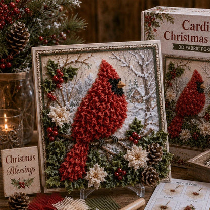 🎁 3D-kerststof-poke-art-set🎄 Buy 2 & Get Free Shipping 🎁
