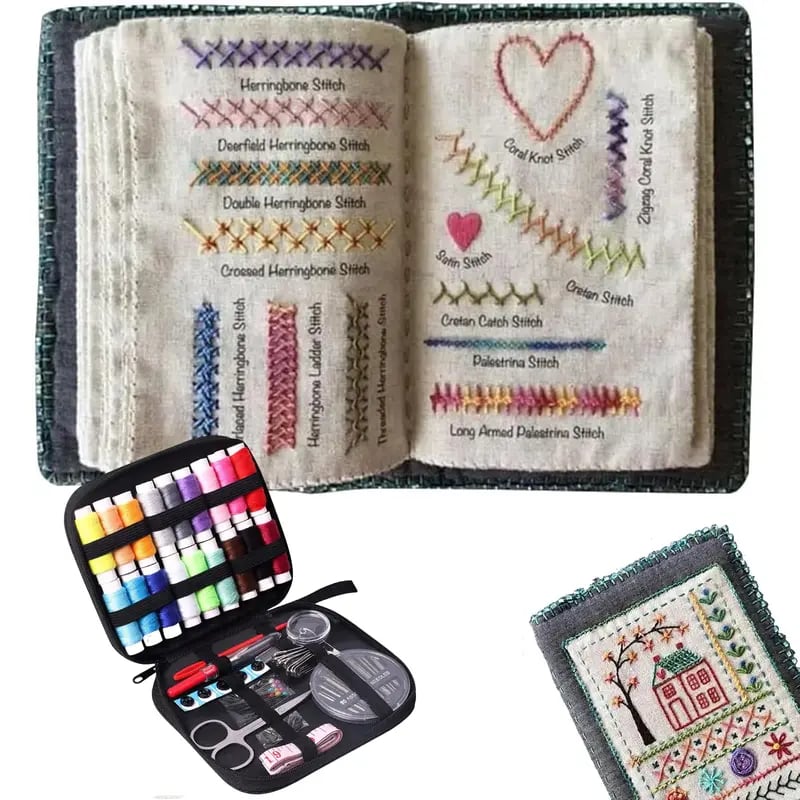 ❤️Beginner-Friendly🪡Stitch Book 📖with 143 different stitches