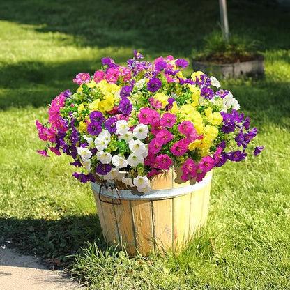 💥Upgraded high-end material🌸UV-resistant and non-fading morning glory
