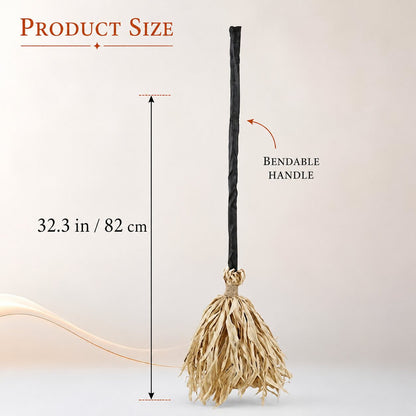 Magic Dancing Witch Broom – Animated Halloween Decor