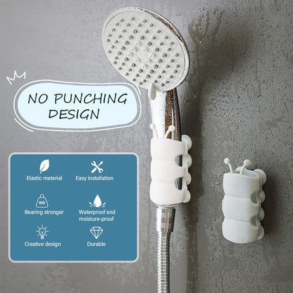 🎉Factory Clearance Sale 60% OFF📦Strong Suction Cup Shower Head Holder, No Drill Removable Shower Head Mount Bracket