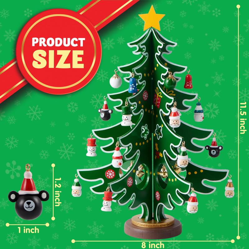 🎄🎁 24-Day Christmas Tree Advent Calendar – ✨Daily Ornament Surprises for Kids & Holiday Family Fun