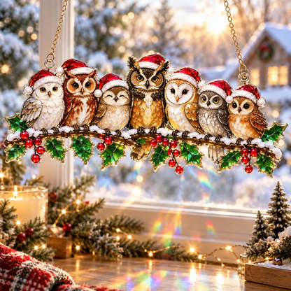 ✨ Whimsical Christmas Window Suncatchers – 11 Whimsical Stained-Glass Window Designs🎄