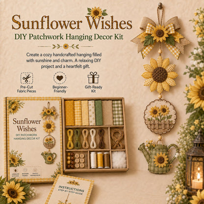🔥Last Day BUY 3 GET 1 FREE✨ DIY Patchwork Hanging Decor Kit | A Heartfelt Handmade Decoration Full of Love & Memories