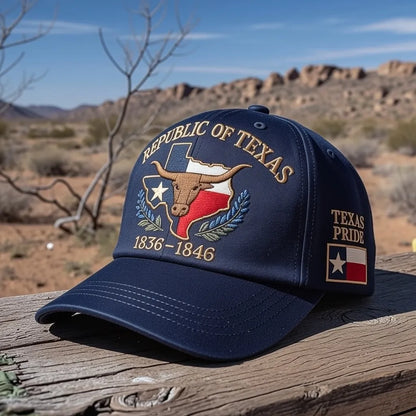 🔥Casquette brodée République du Texas