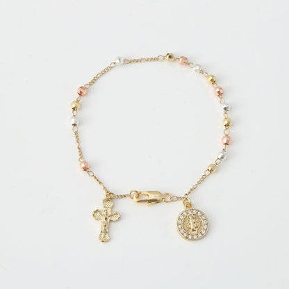 ✝️Rosary Cross Beaded Bracelet✨✨