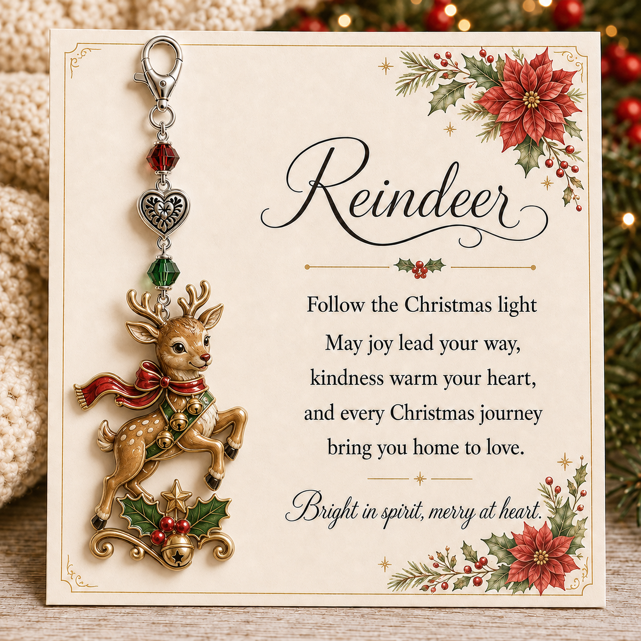 🎅Christmas Early Discount 49% Off 🎄Christmas Keepsake Keychain Card&Pocket Hug✨