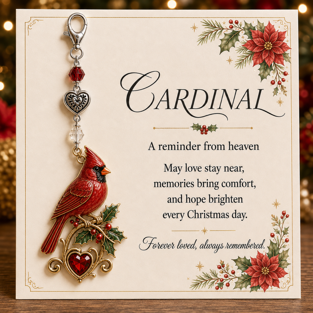 🎅Christmas Early Discount 49% Off 🎄Christmas Keepsake Keychain Card&Pocket Hug✨