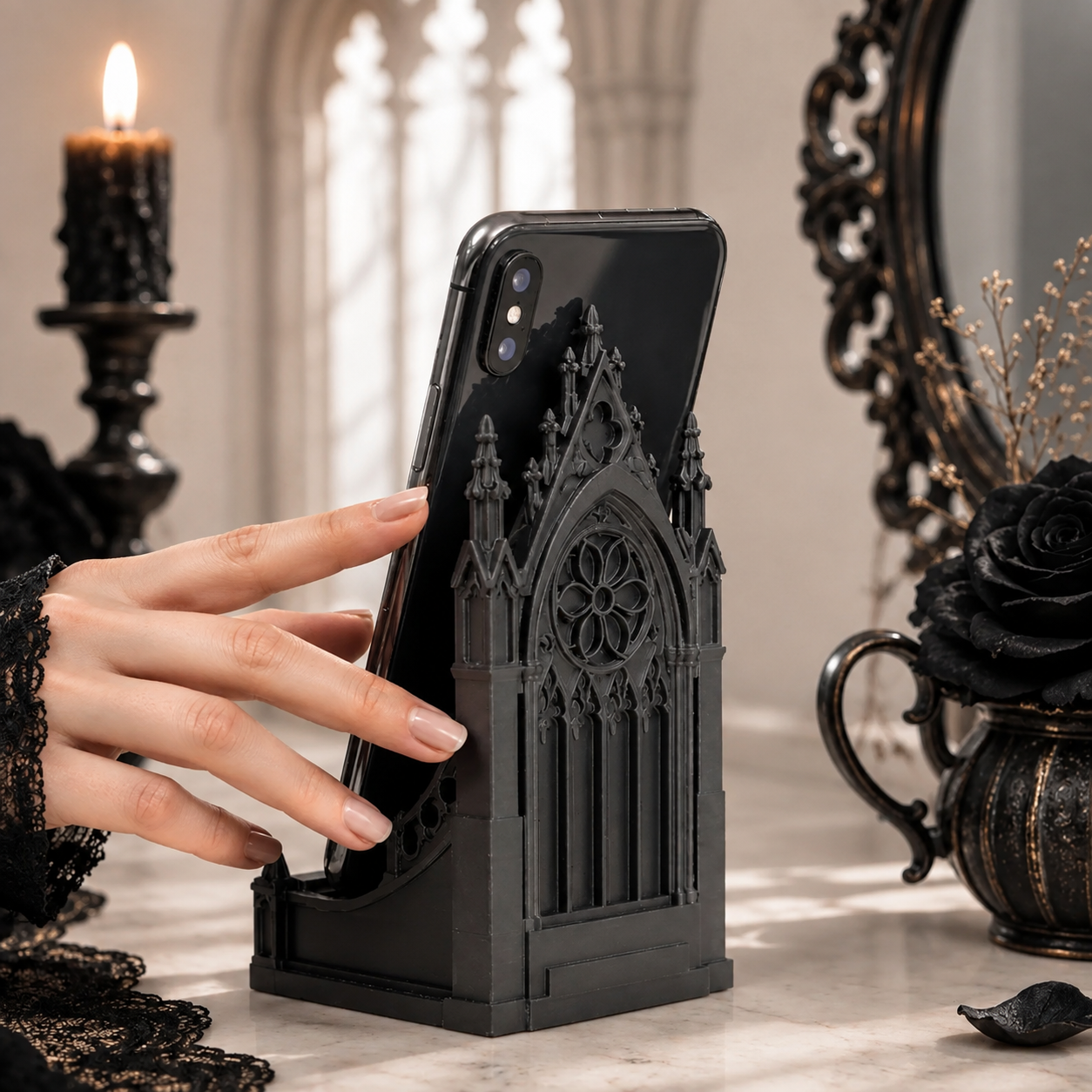 🖤Last Day 60% OFF - Gothic Cathedral Phone Stand