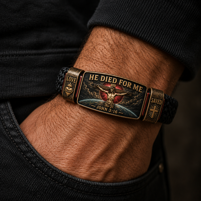 HE DIED FOR ME Faith Bracelet