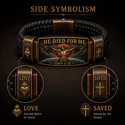 HE DIED FOR ME Faith Bracelet