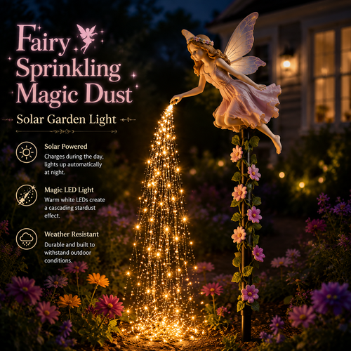 🔥Today 49% OFF🧚‍♀️Fairy Sprinkling Magic Dust Garden Light🌸