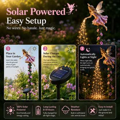 🔥Today 49% OFF🧚‍♀️Fairy Sprinkling Magic Dust Garden Light🌸