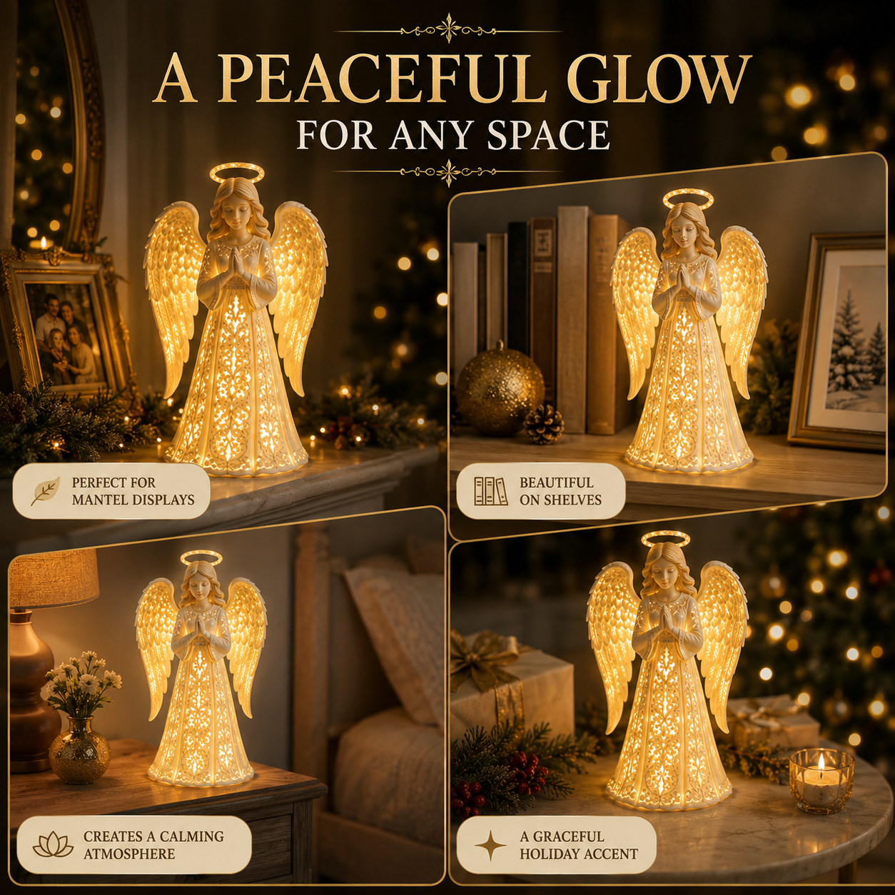 ✨ Angel Christmas Guardian Light – A Symbol of Hope, Love & Protection