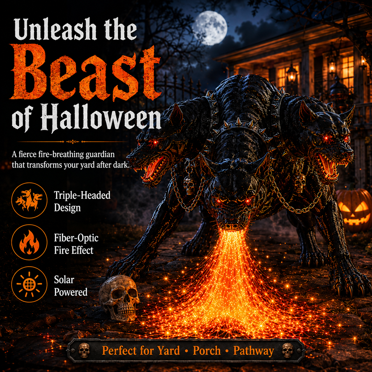 🎁Today 49% OFF🎁Fire-Breathing Solar Garden Light