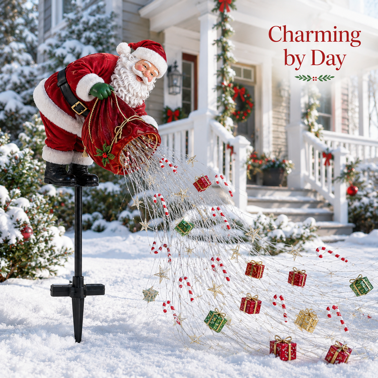 🎁49% OFF🎁 Santa’s Magic Pour™ – Flowing LED Christmas Garden Light