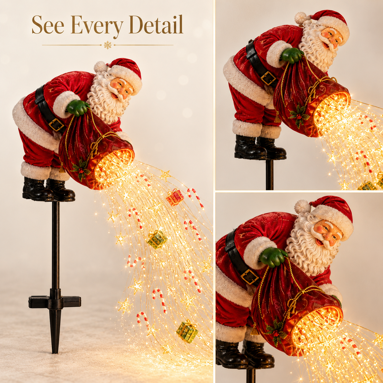 🎁49% OFF🎁 Santa’s Magic Pour™ – Flowing LED Christmas Garden Light