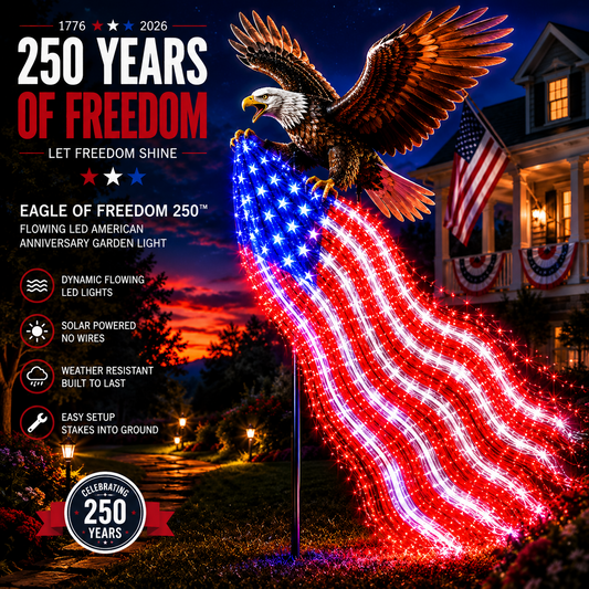 🔥🇺🇸 250th Anniversary Sale - 🦅 Eagle of Freedom™ Solar Garden Light💡