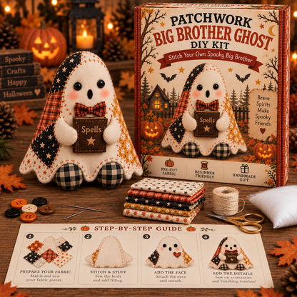 Spooky Stitches DIY Ghost Family Kit
