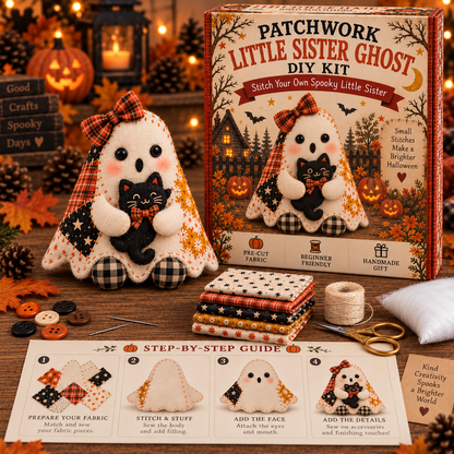 Spooky Stitches DIY Ghost Family Kit