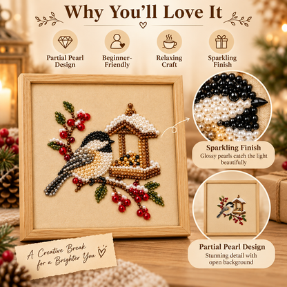 Backyard Birds Pearl Art DIY Kit Collection